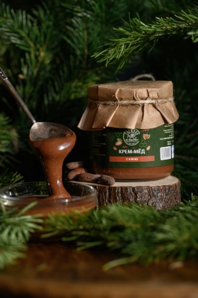 Фото Крем-мед с какао, 200 мл.